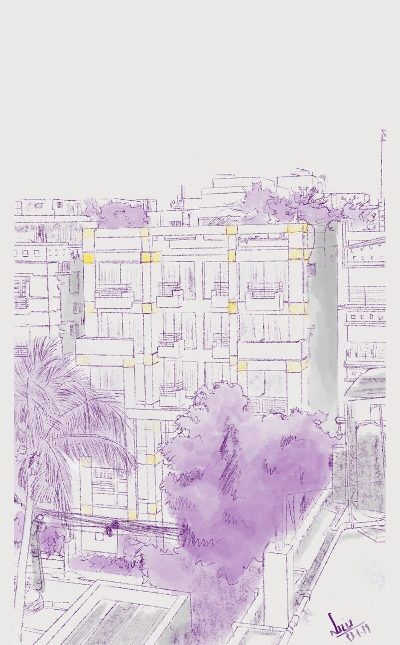 An Apartment Balcony View